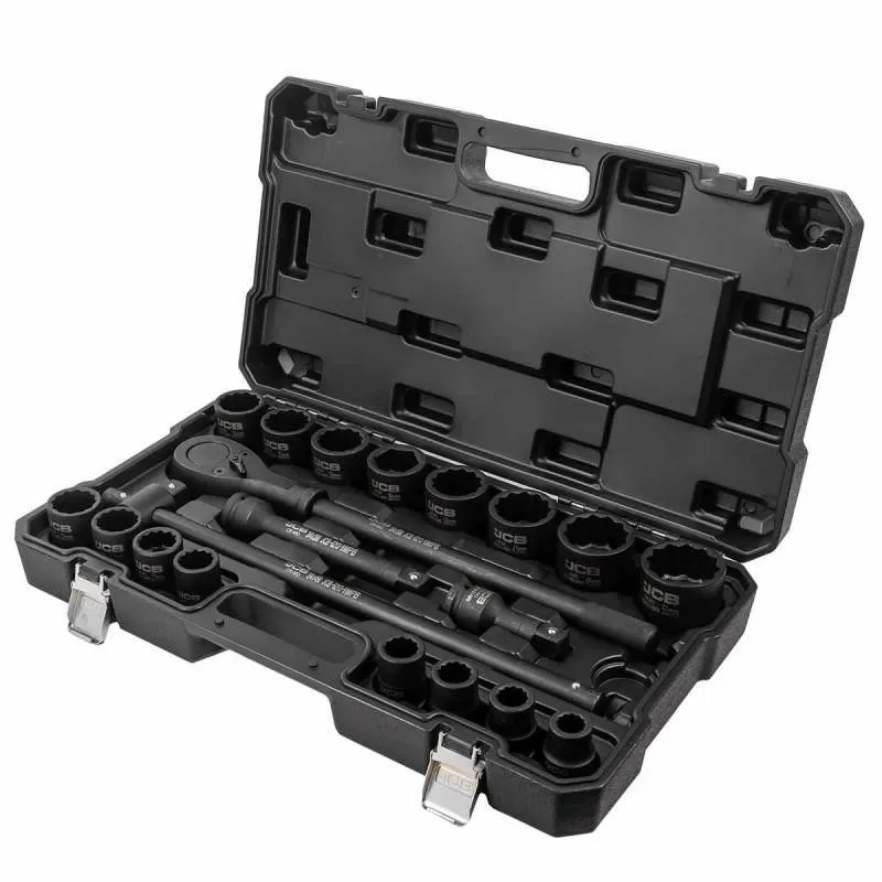 set nasadnih udarnih ključeva 3/4" 21 kom (17-50mm) 12-strano - slika 5
