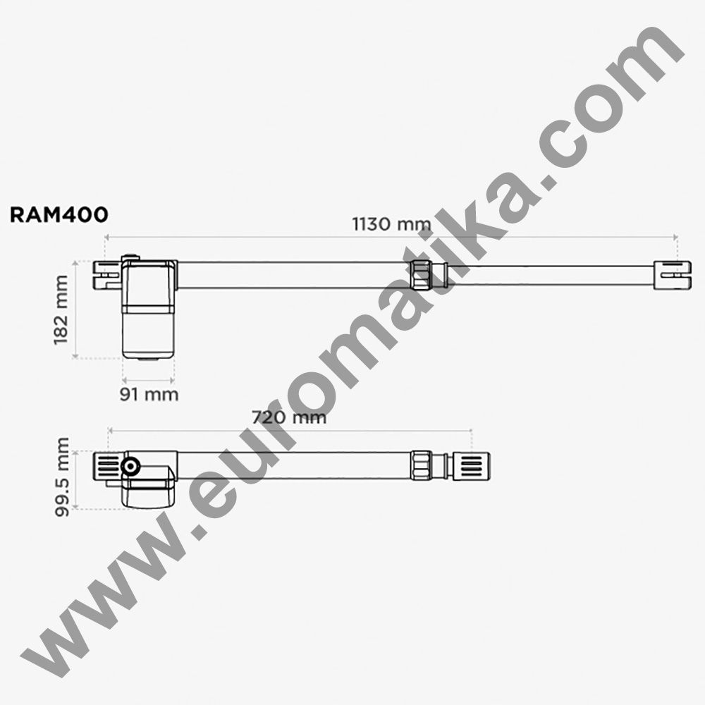 motor za krilna vrata ram 400/600 - slika 4