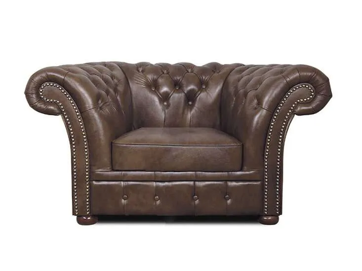 Chesterfield Fotelja Winfield Basic Leather | 1-sjedište | 1-sjedište - Ježdovec, Zagreb