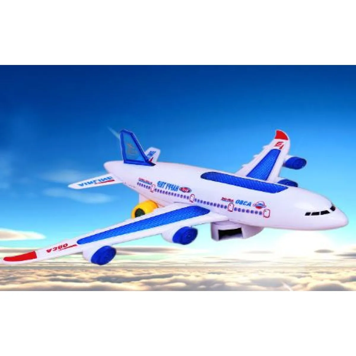 avion a380 putnički koji sam vozi svijetli i svira - slika 2