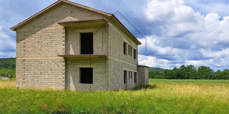 istra, boljun, kuća u izgradnji s otvorenim pogledom - slika 12