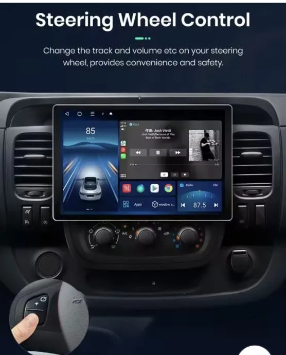 renault trafic 2015-2019 original radio multimedija navigacija kamera - slika 3