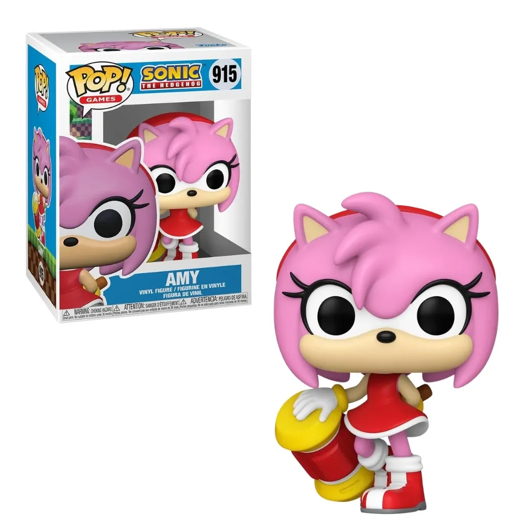 funko pop! games: sonic the hedgehog – amy #915 - slika 4