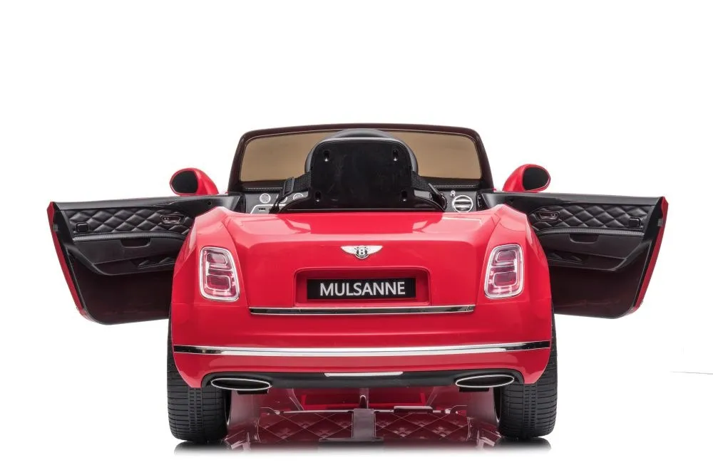 licencirani auto na akumulator bentley mulsanne - crveni/lakirani - slika 6