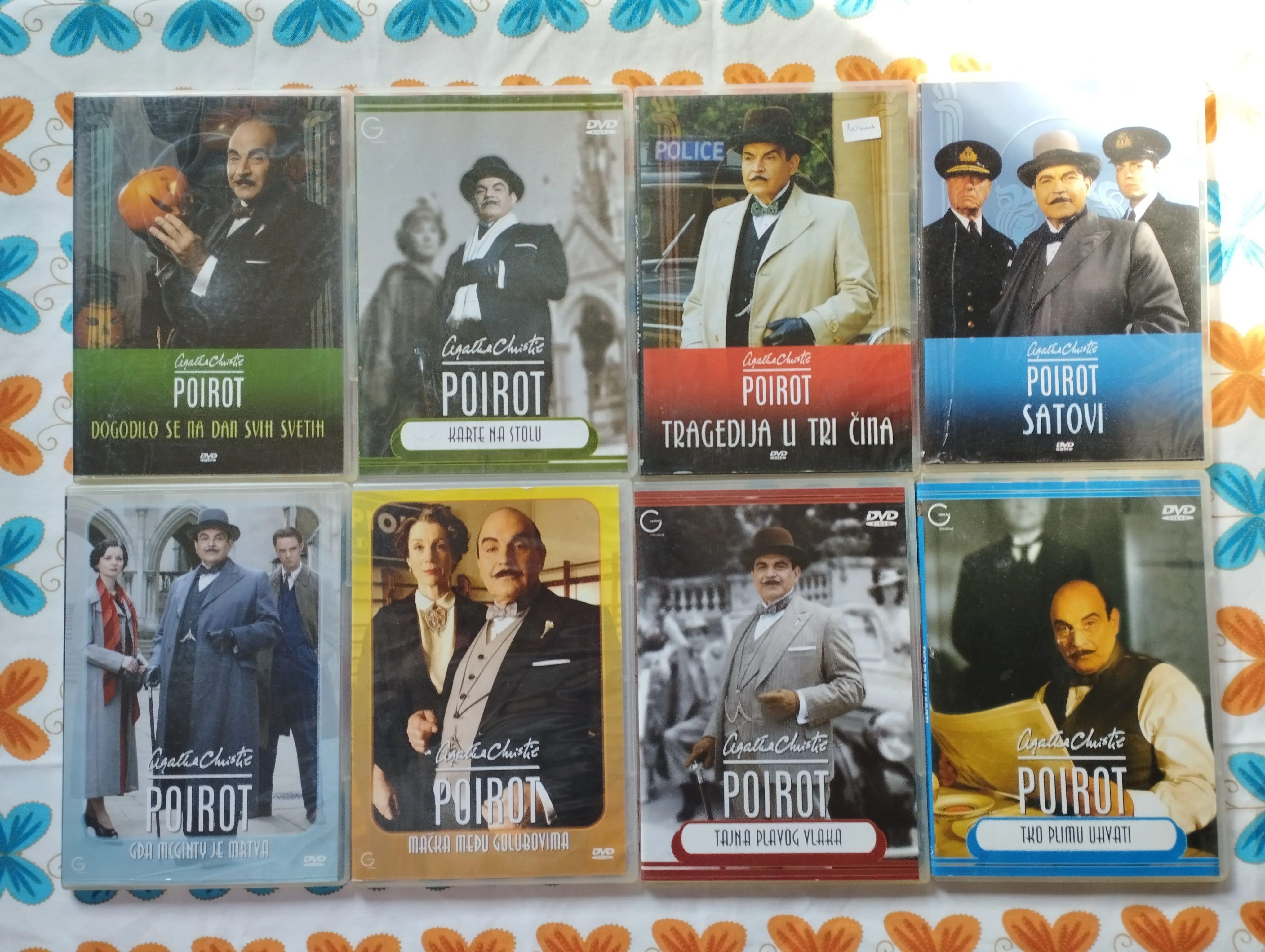 agatha christie - poirot - lot 36 dvda - slika 2