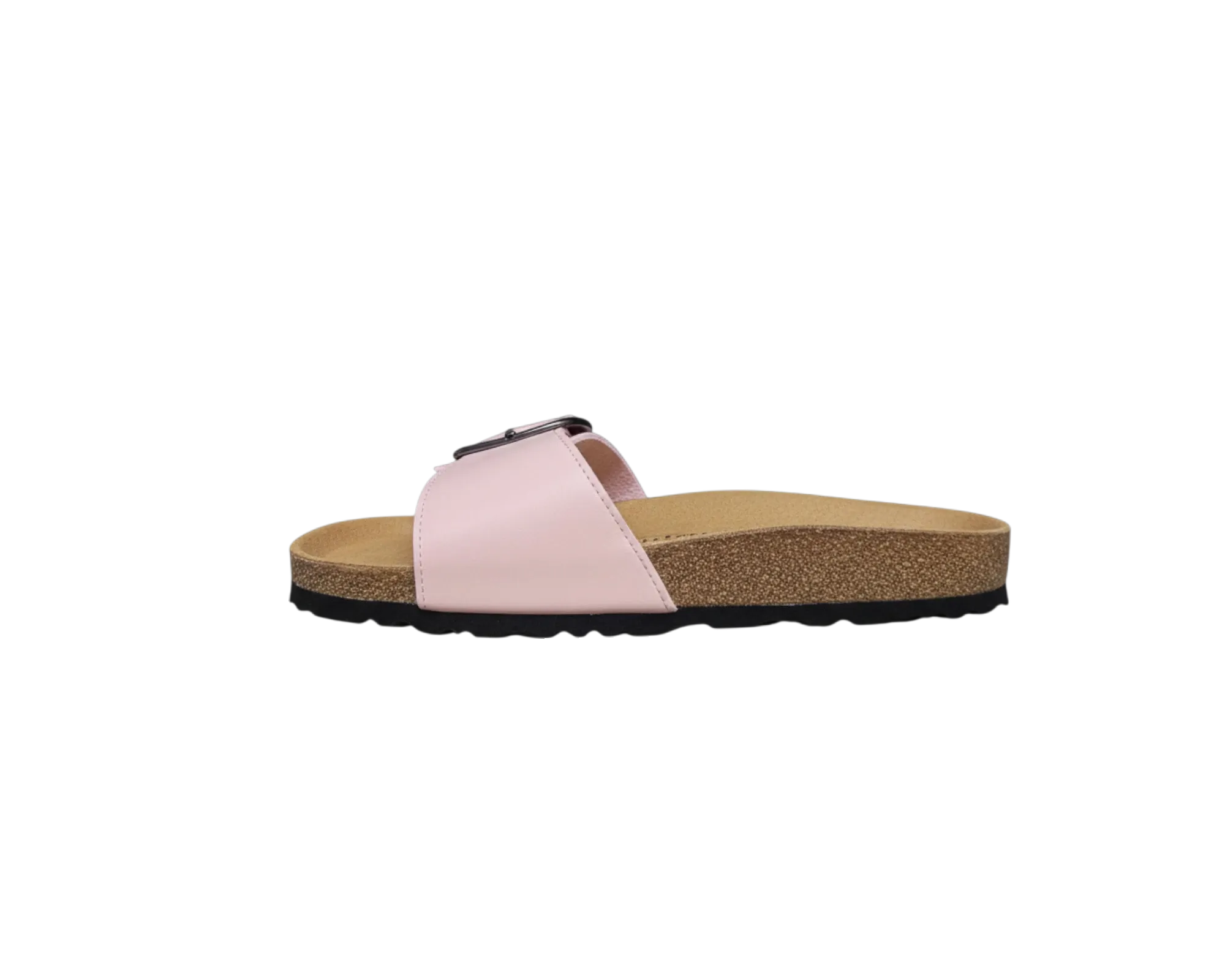 anatomske kožne natikače sa širim remenom– pastelno ružičasta - slika 4