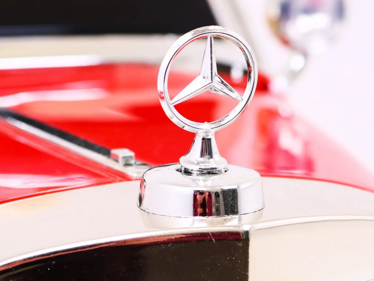 licencirani auto na akumultor mercedes benz retro type 540a - crveni - slika 7