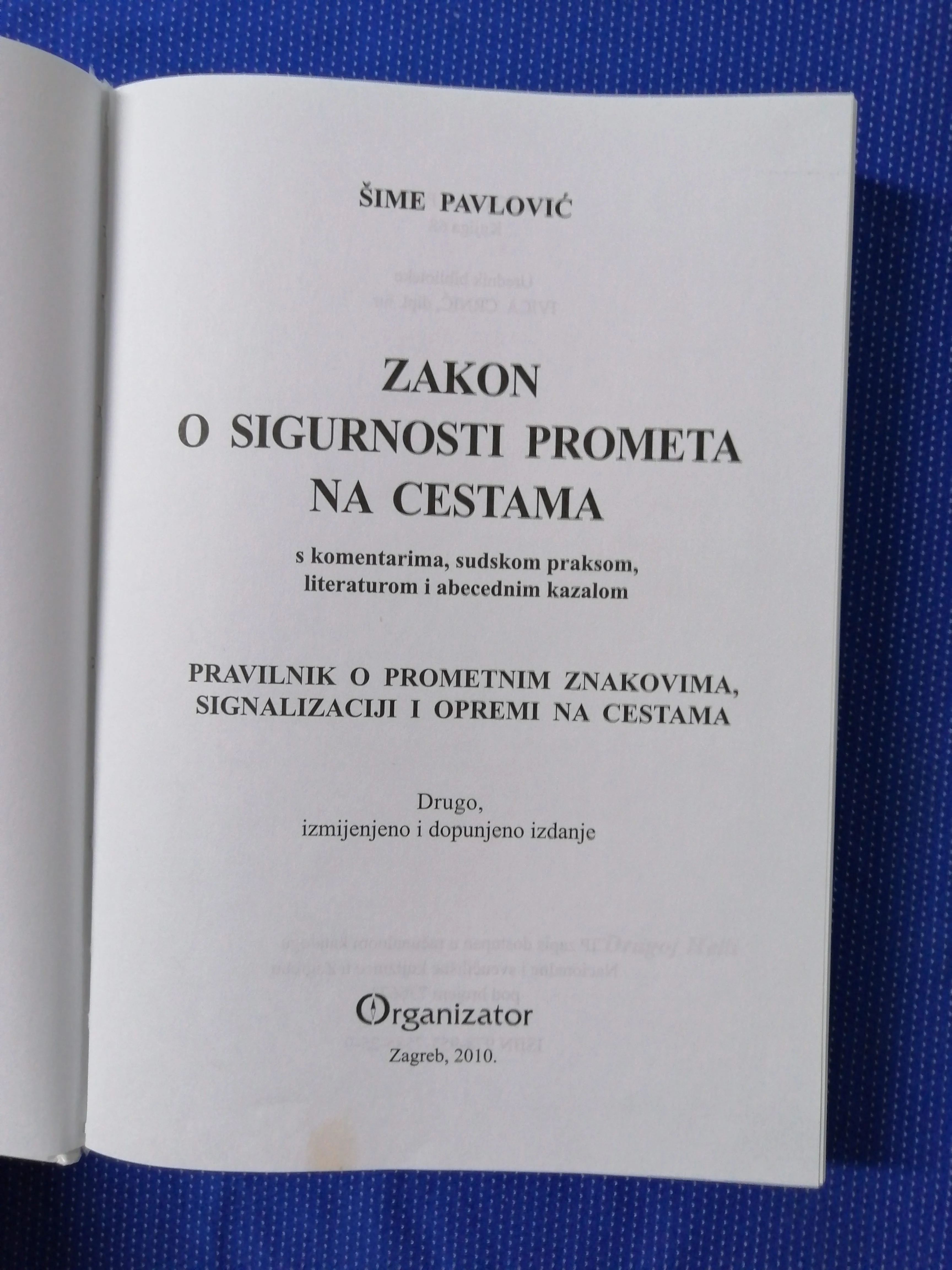 šime pavlović – zakon o sigurnosti prometa na cestama - slika 2