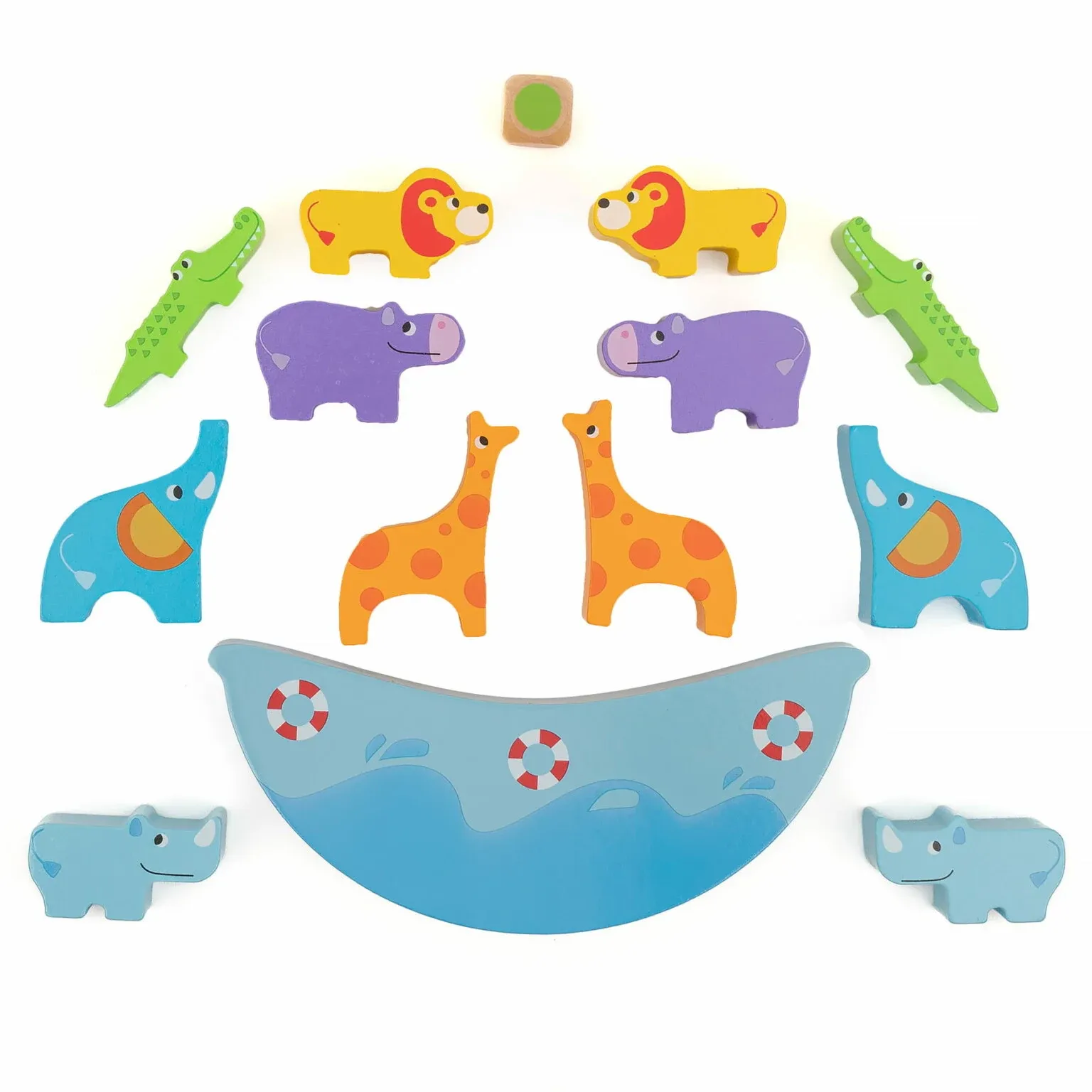 montessori drvena slagalica ravnoteže – životinje - slika 2