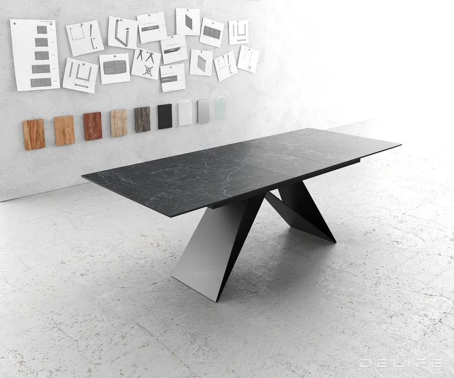 produljivi stol edge 180/220x100cm, materijal: keramika - slika 2