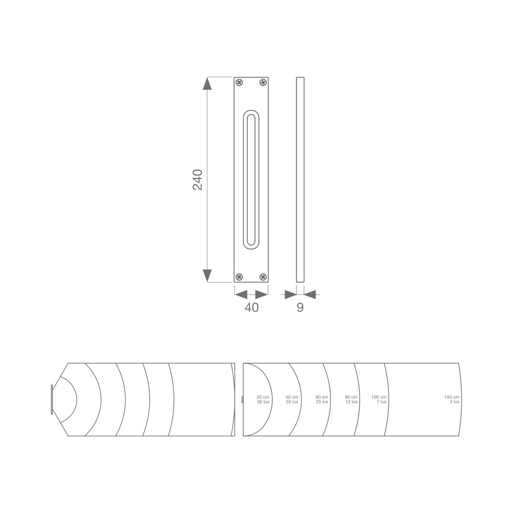 led svjetla za stepenice flat - slika 3
