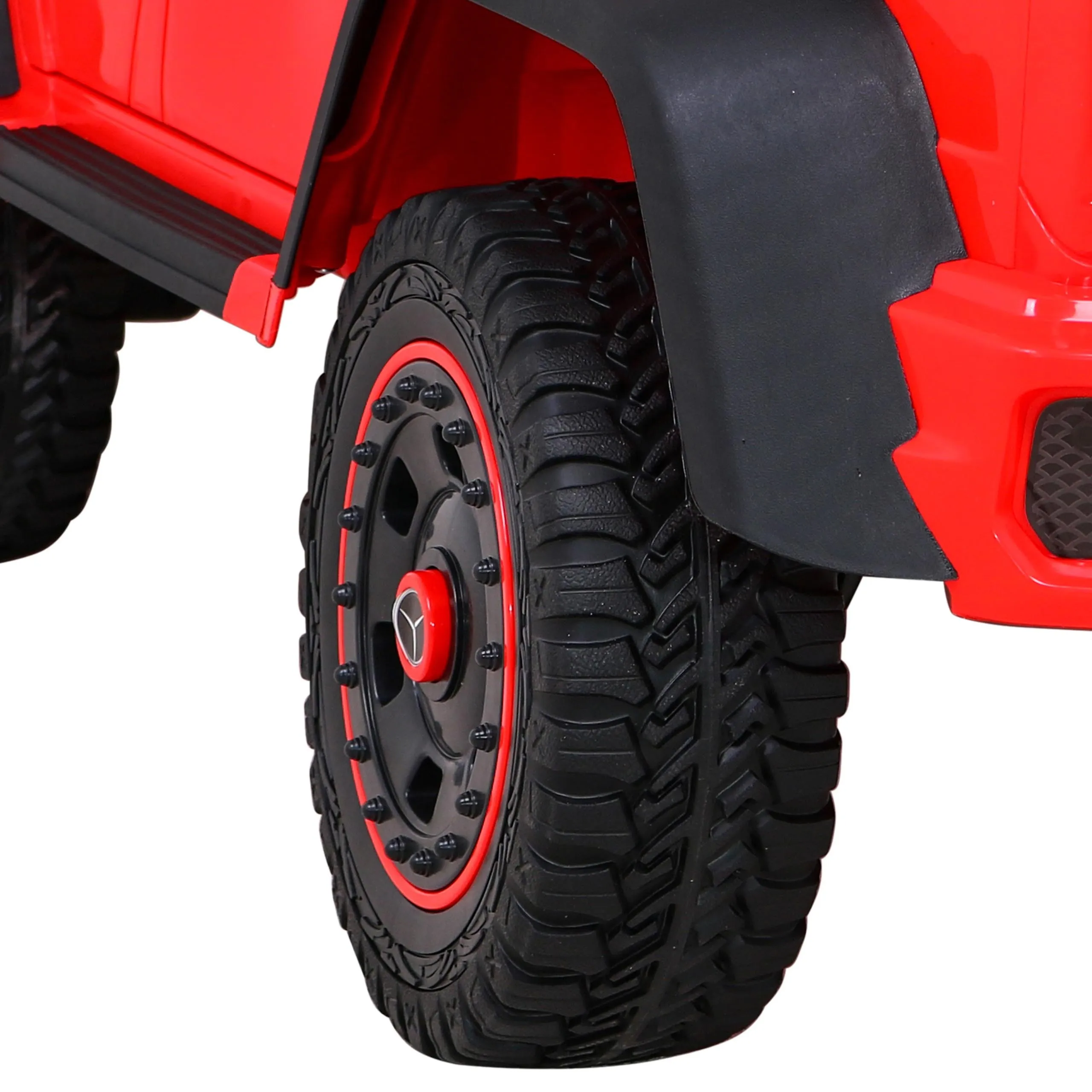 licencirani auto na akumultor mercedes g63 6x6 amg - crveni - slika 7