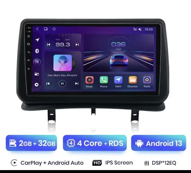 renault clio 3 2005-2014 original multimedija android parking kamera - slika 3