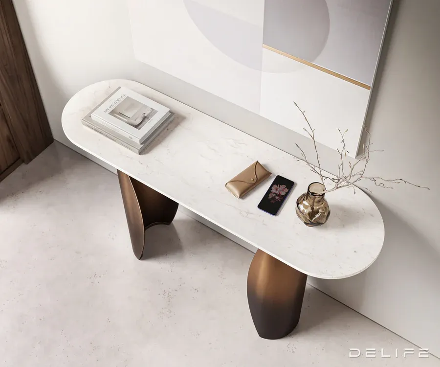 konzola solena 135x40cm, materijal: mramor - slika 4