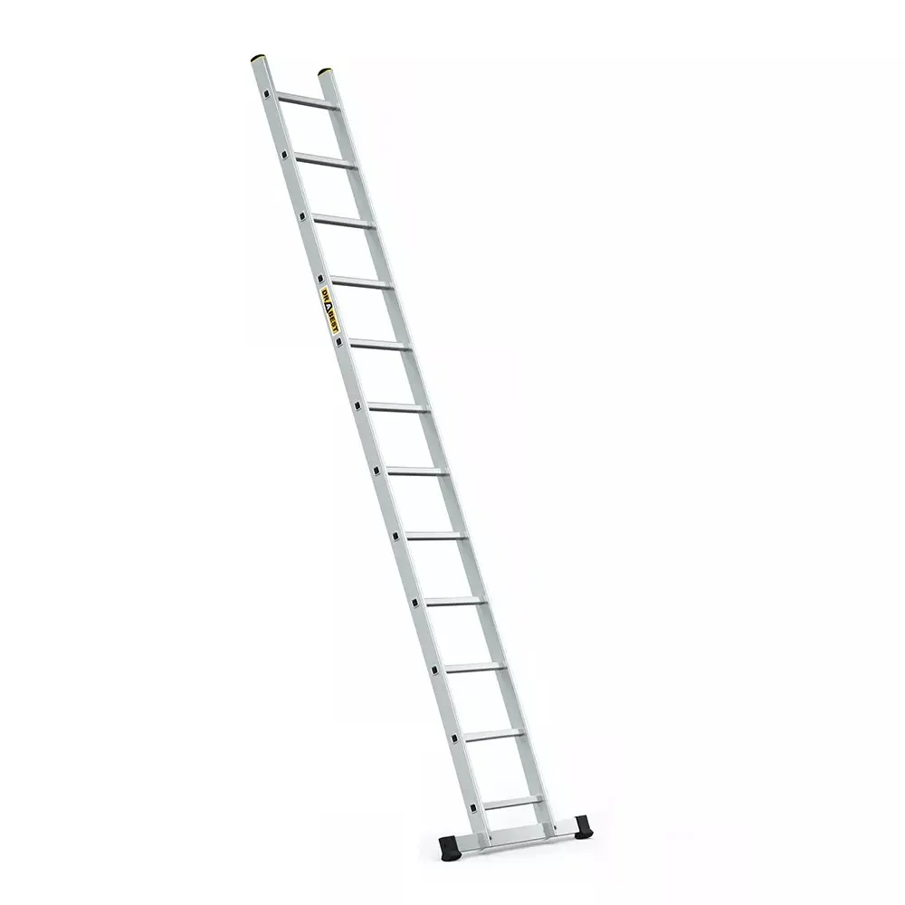 Aluminijske ljestve profesionalne jednodijelne - 12 gazišta s stabiliz - Stari Mikanovci