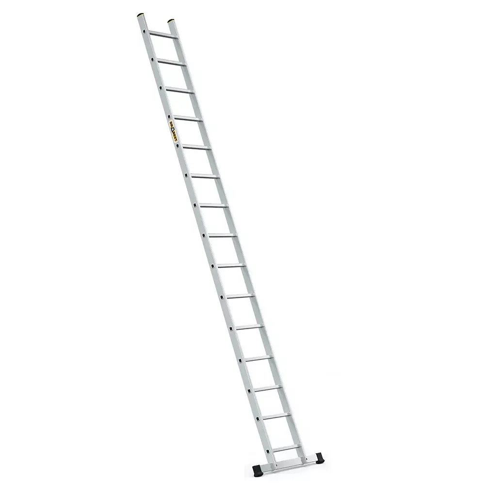 Aluminijske ljestve profesionalne jednodijelne - 15 gazišta s stabiliz - Stari Mikanovci
