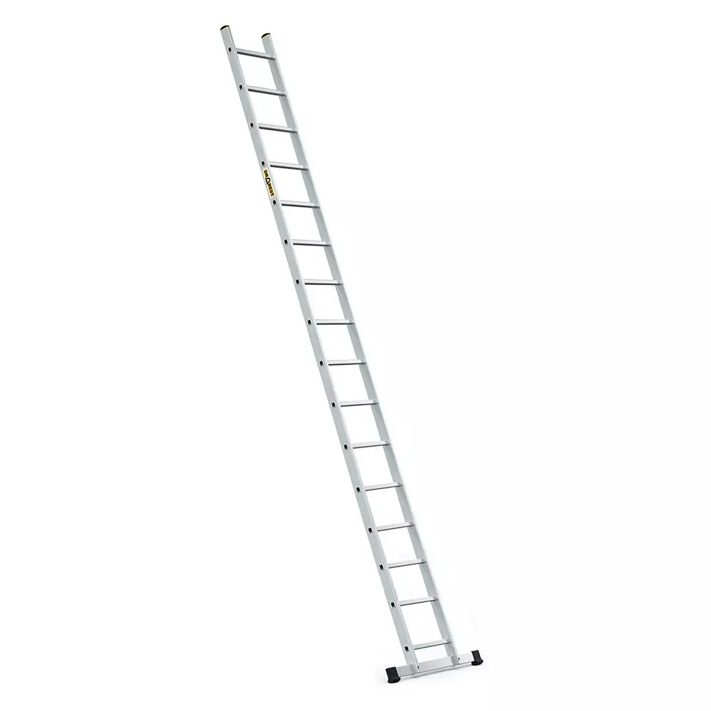 Aluminijske ljestve profesionalne jednodijelne - 16 gazišta s stabiliz - Stari Mikanovci