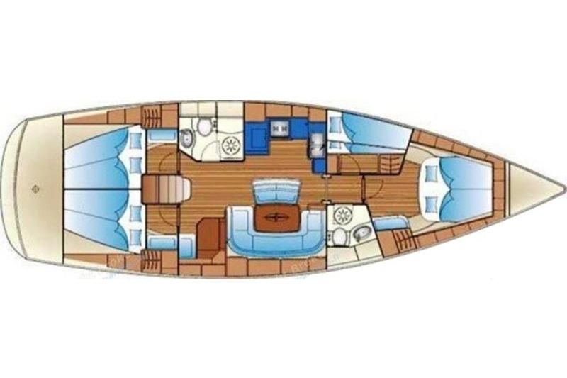 !!najam jedrilice bavaria 46,murter,video!!! - slika 3