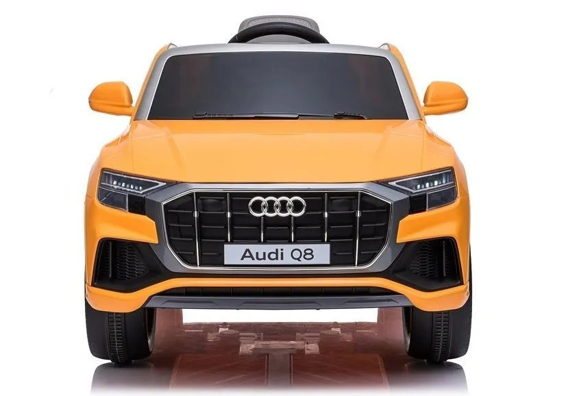 licencirani auto na akumulator audi q8 – žuti/lakirani - slika 5