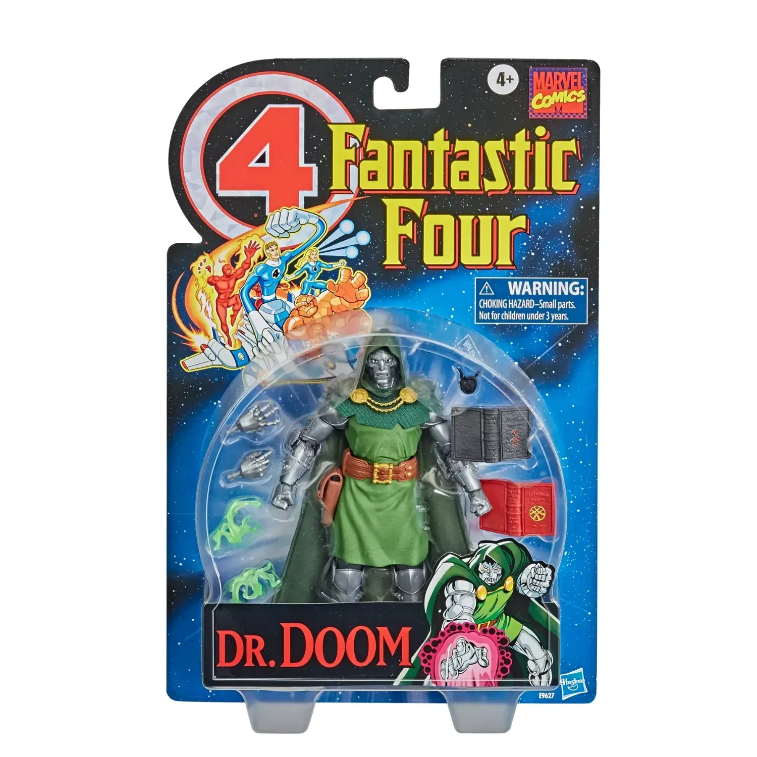 marvel legends series: fantastic four – dr. doom figura, 15cm - slika 9