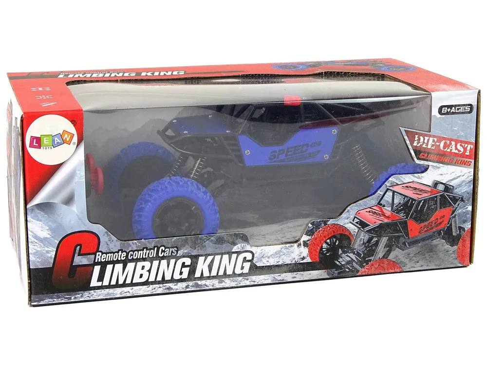 remote controlled terrain car r/c 1:18 blue. - slika 8