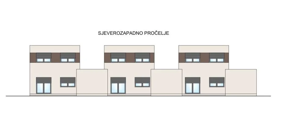 kuće u nizu: osijek, katnice, 127.11 m2 + garaža i vrt novogradnja - slika 12