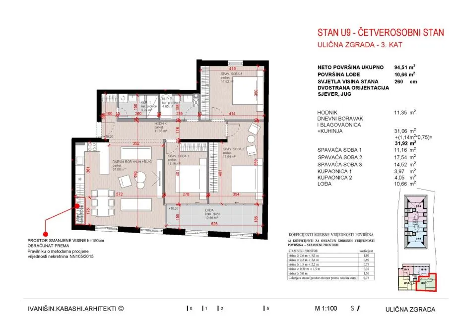 stan: zagreb (lašćina), kvatrić, četverosobni 102.00 m2, novogradnja - slika 10
