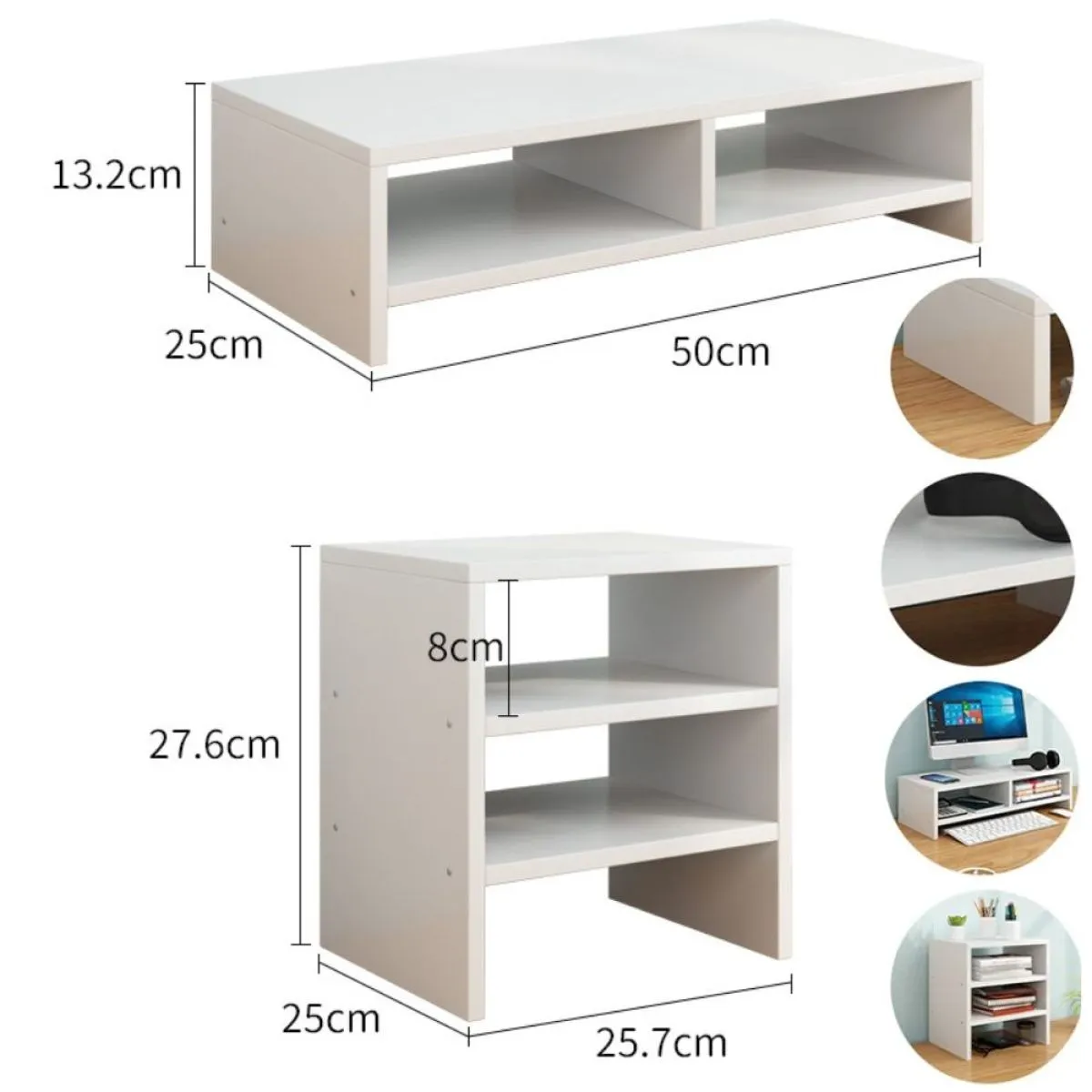 ergonomic double plus - višenamjenska polica za radni stol - slika 2
