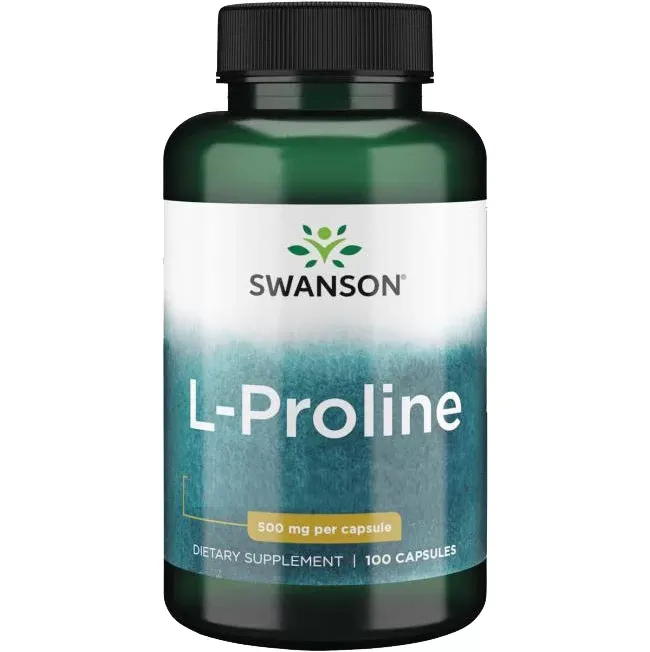 L-Proline 500mg x 100 kapsula Swanson - Zagreb