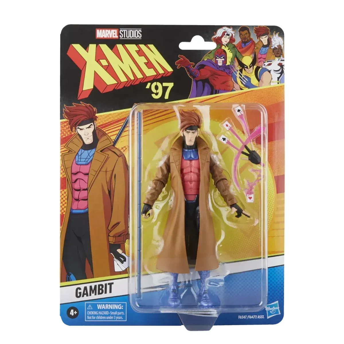 marvel legends series: x-men ’97 – gambit figura, 15cm - slika 8