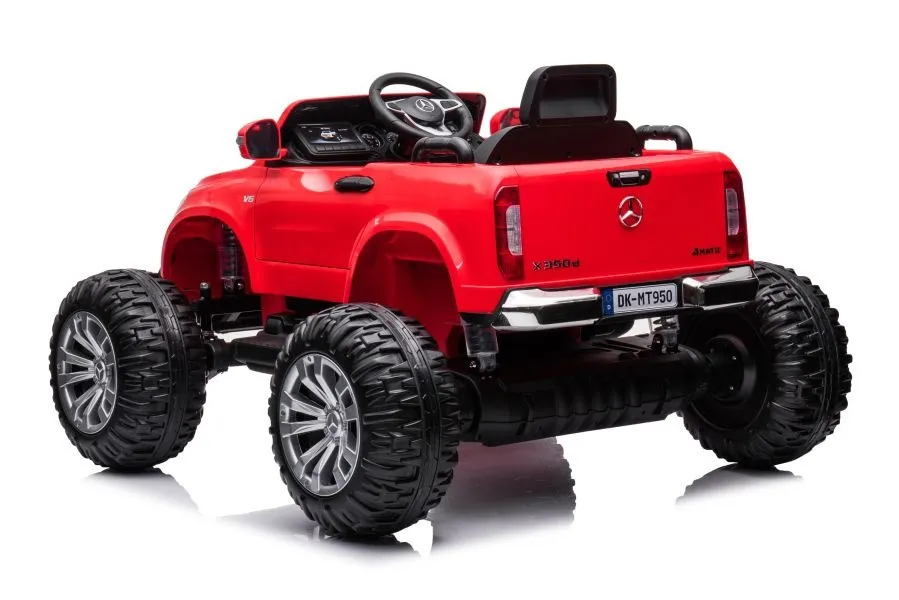 licencirani auto na akumulator mercedes dk-mt950 4x4 - crveni - slika 4
