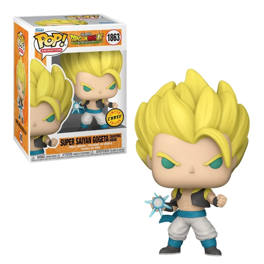 funko pop! animation: dbsb – super saiyan gogeta #1863 (chase) - slika 3
