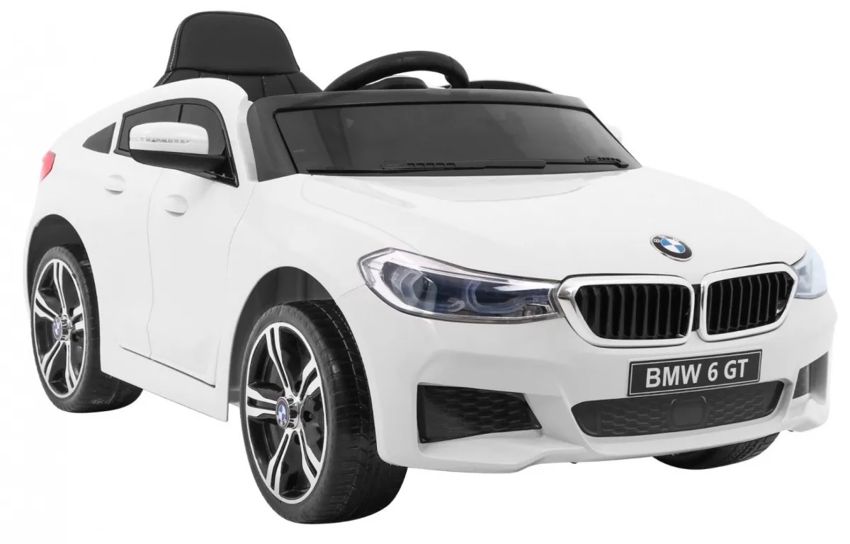 licencirani auto na akumulator bmw 6 gt - bijeli - slika 6
