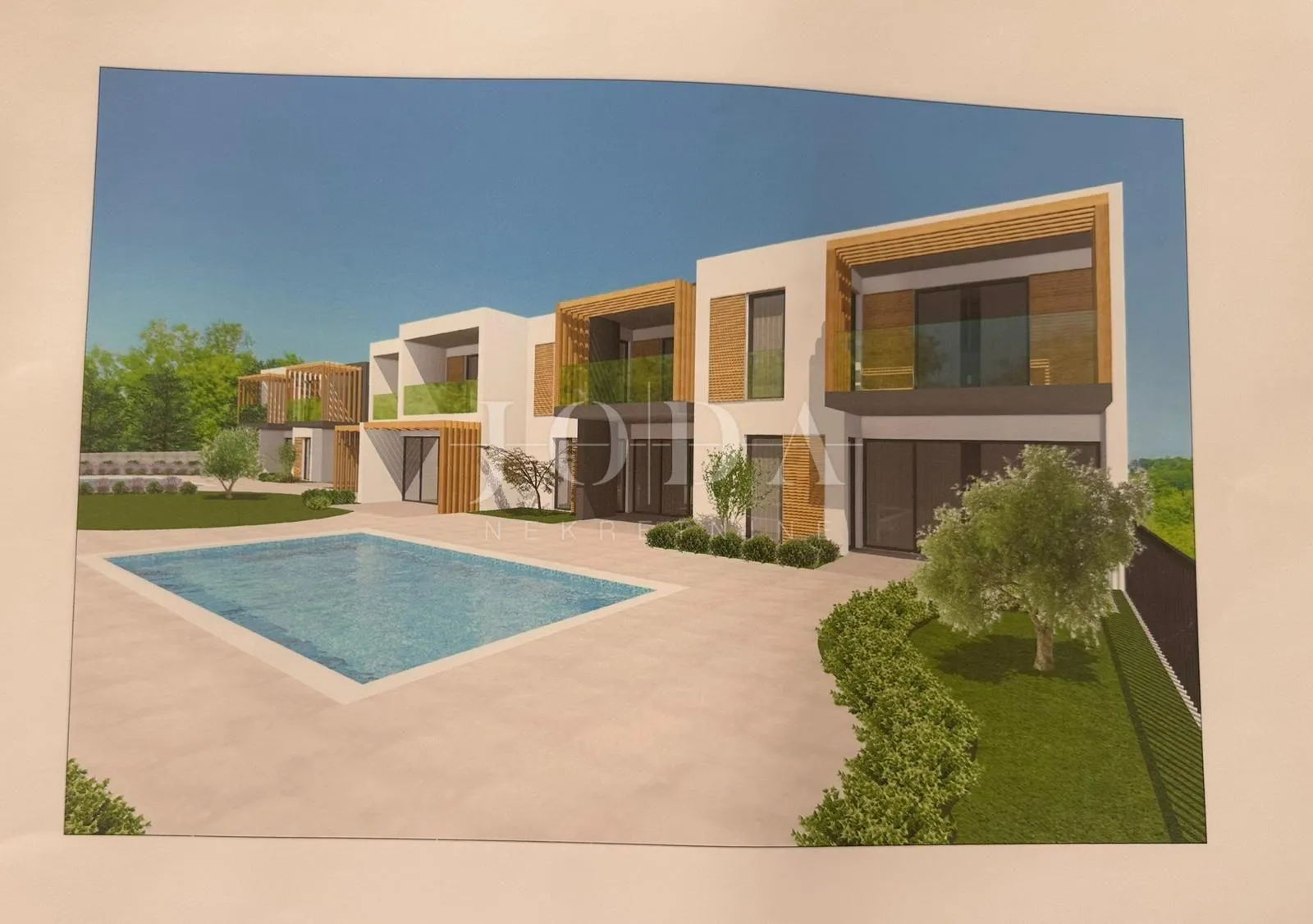 rabac, građevinsko zemljište sa građevinskom dozvolom, projektom i pogledom na more - slika 13