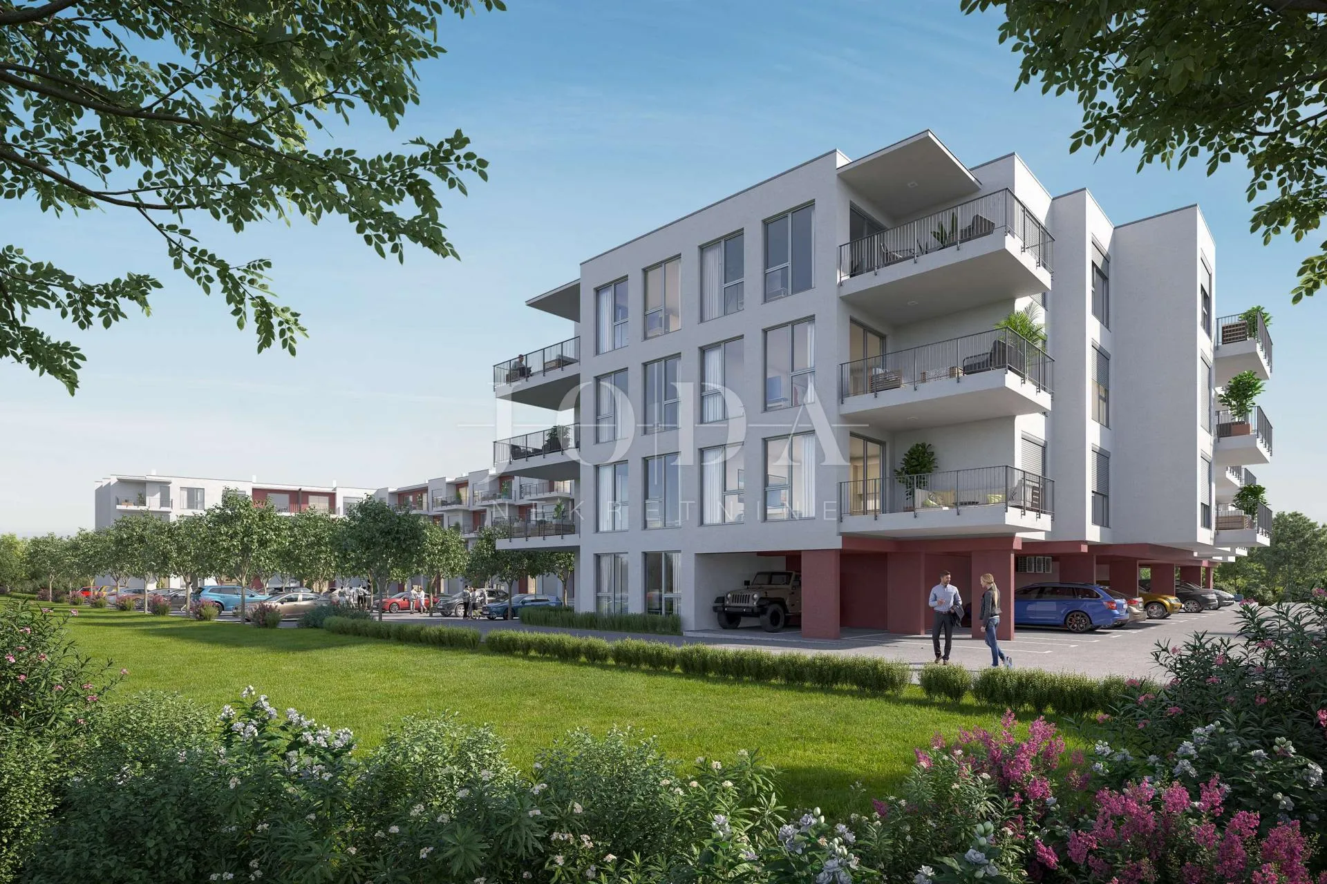 Umag - 2S+DB s garažom i parkingom u novogradnji - Finida, Umag