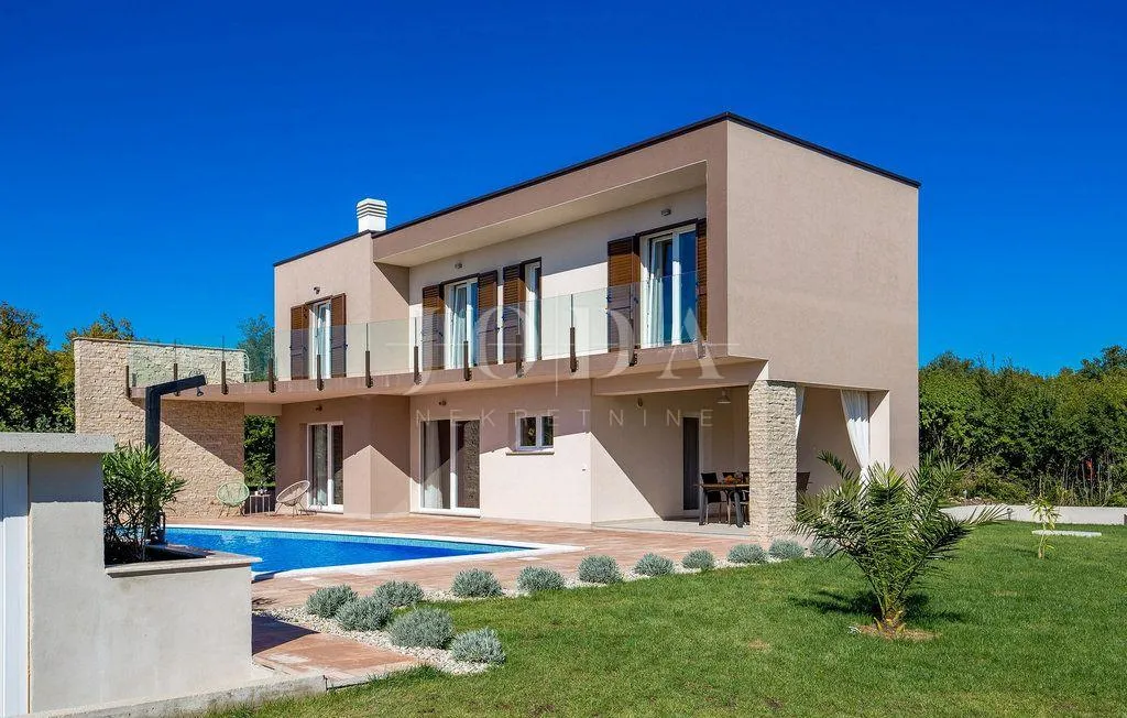 labin, okolica, villa sa bazenom i wellnessom - slika 3