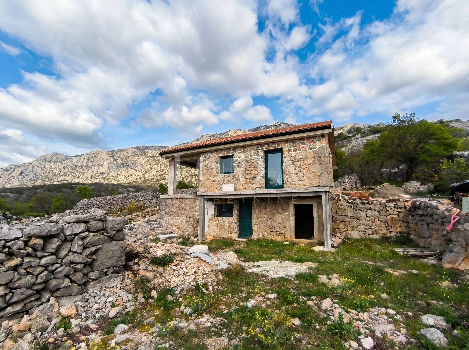 jablanac autentična kamena kuća s panoramskim pogledom na more - slika 2