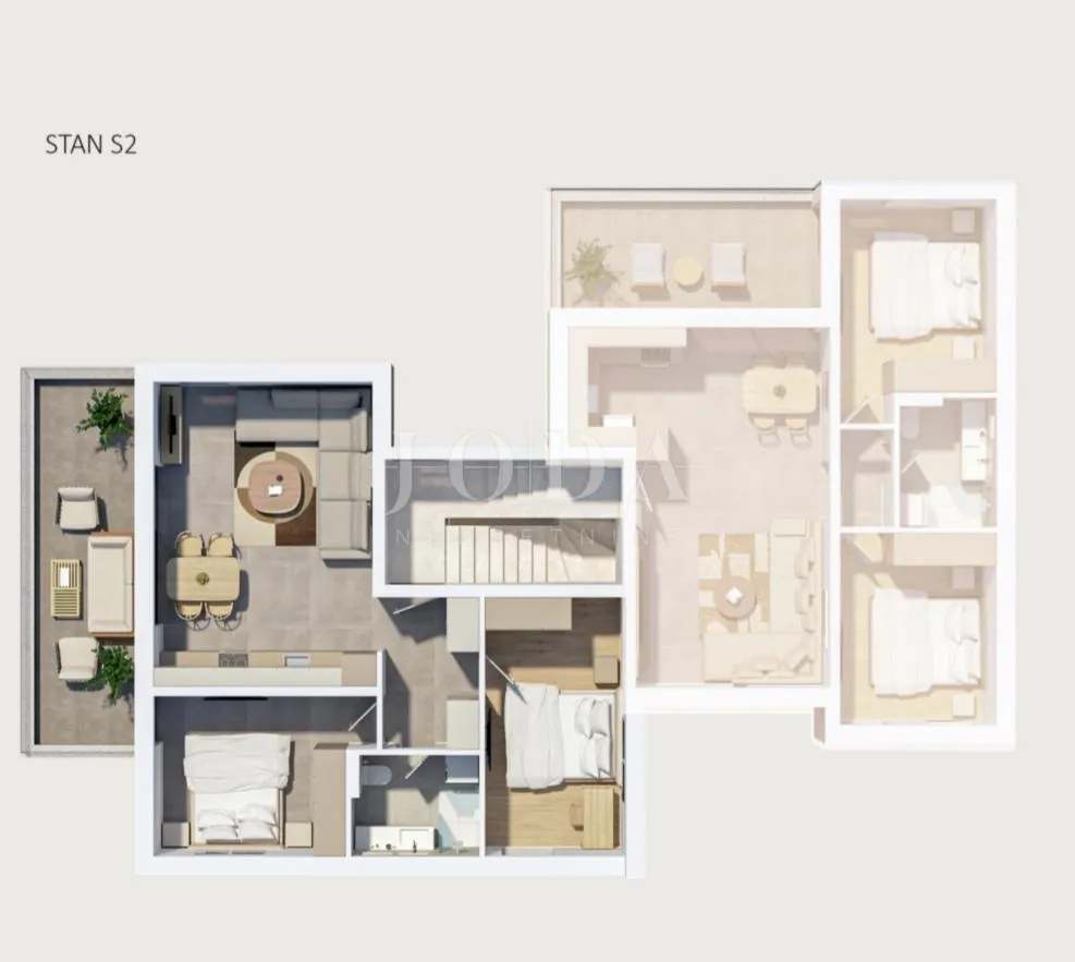 novalja residences 1. kat - slika 8