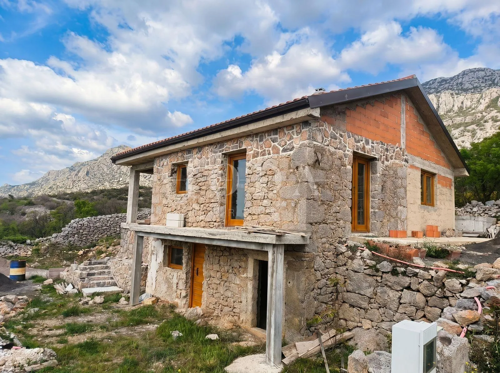 jablanac autentična kamena kuća s panoramskim pogledom na more - slika 4