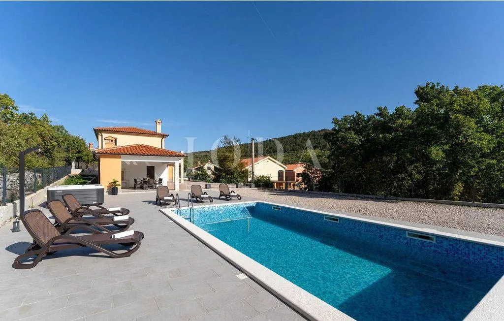 labin, okolica, villa za odmor sa bazenom i jaccuzijem na jedinstvenoj lokaciji - slika 5