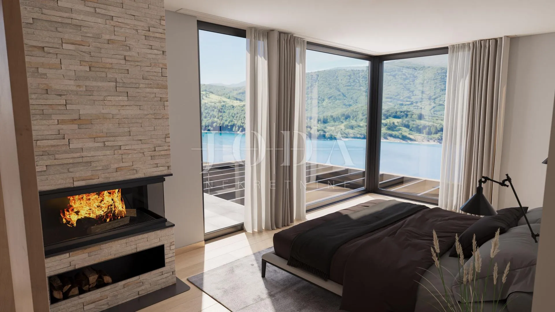 labin, okolica, villa u fazi roh-bau, na moru sa jedinstvenim pogledom - slika 6
