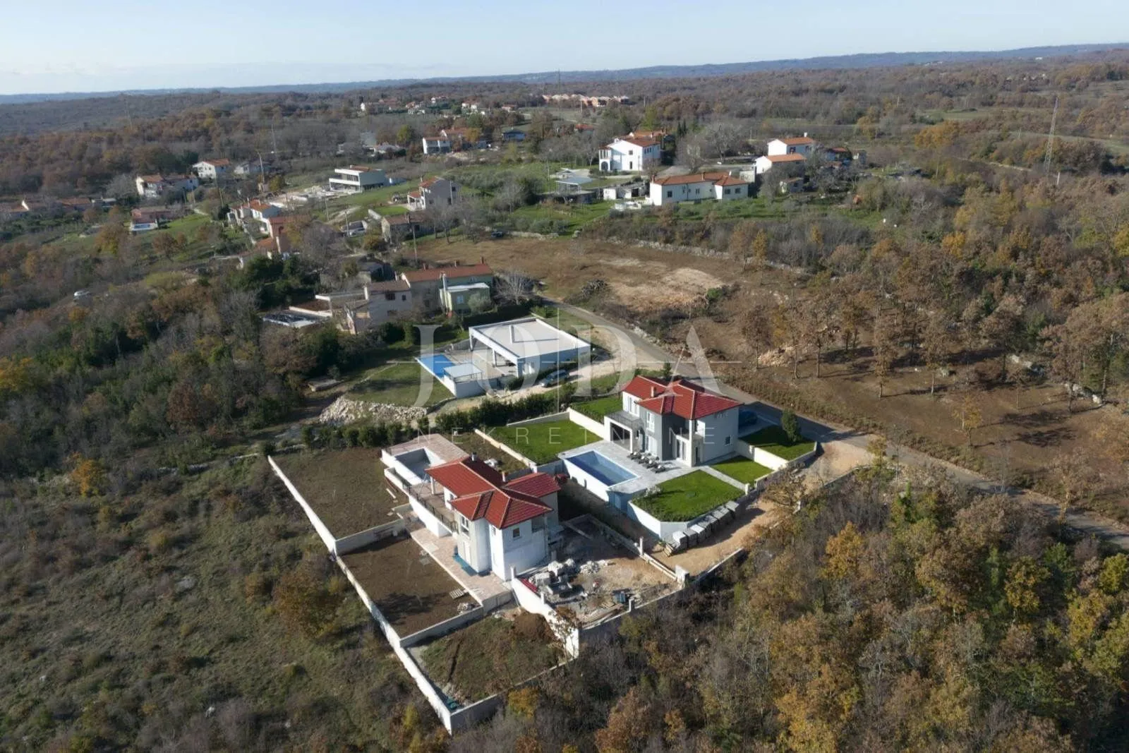 labin, okolica, nova kuća sa bazenom i predivnim panoramskim pogledom - slika 6