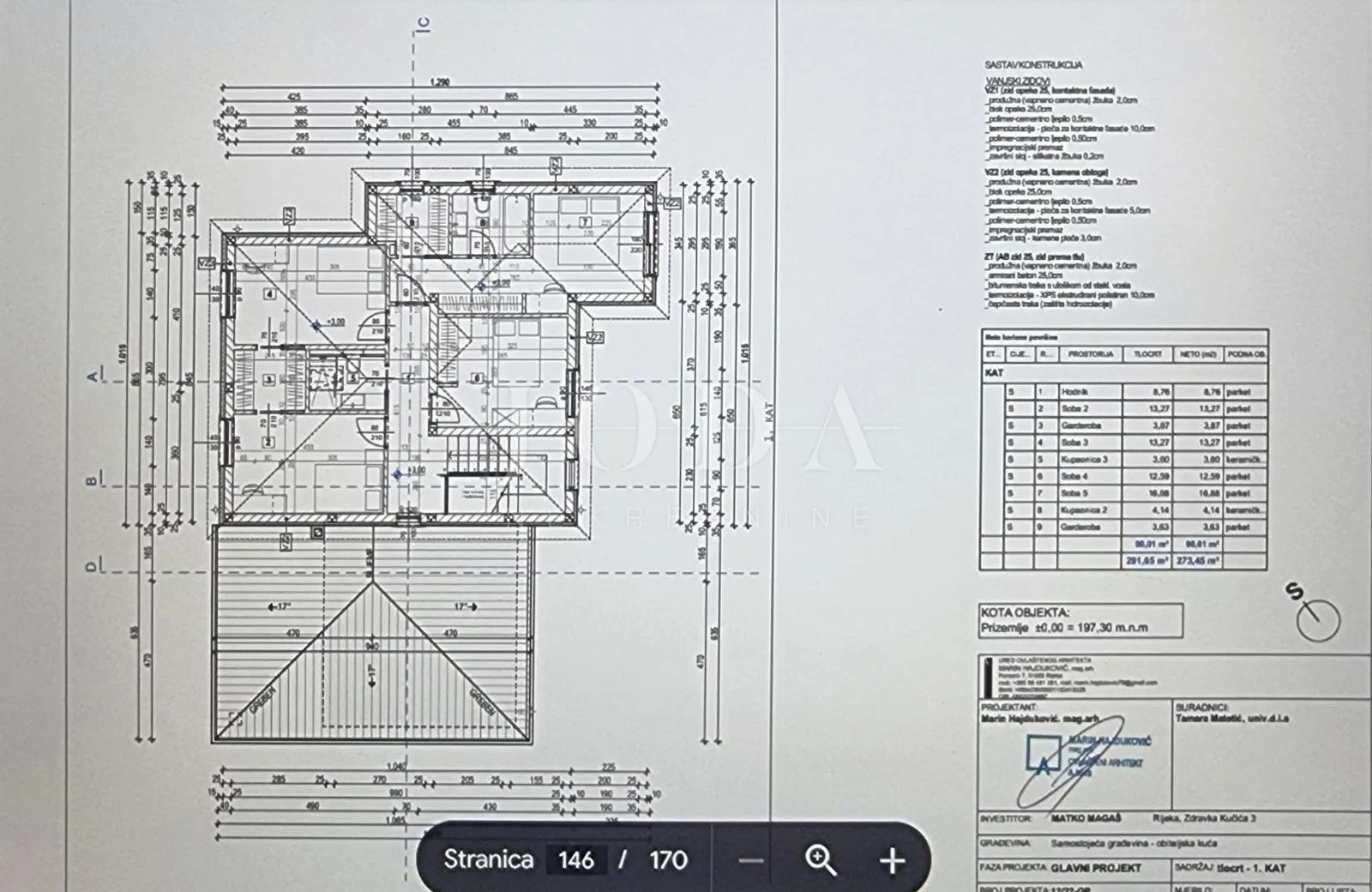rijeka, trsat, građevinski teren 1278 m2 - slika 18