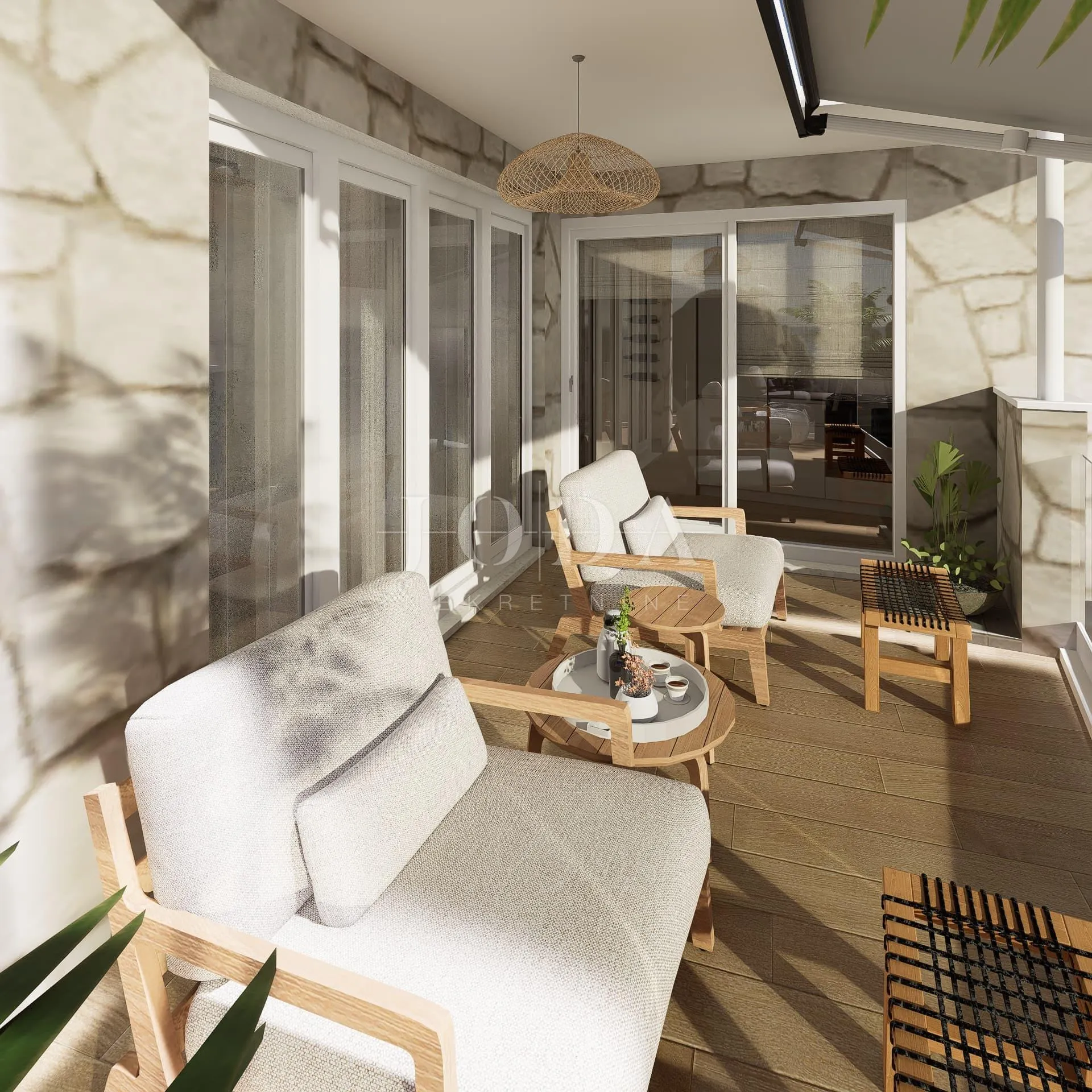 CRIKVENICA, TROSOBNI STAN + GARAŽA,120.72 m2