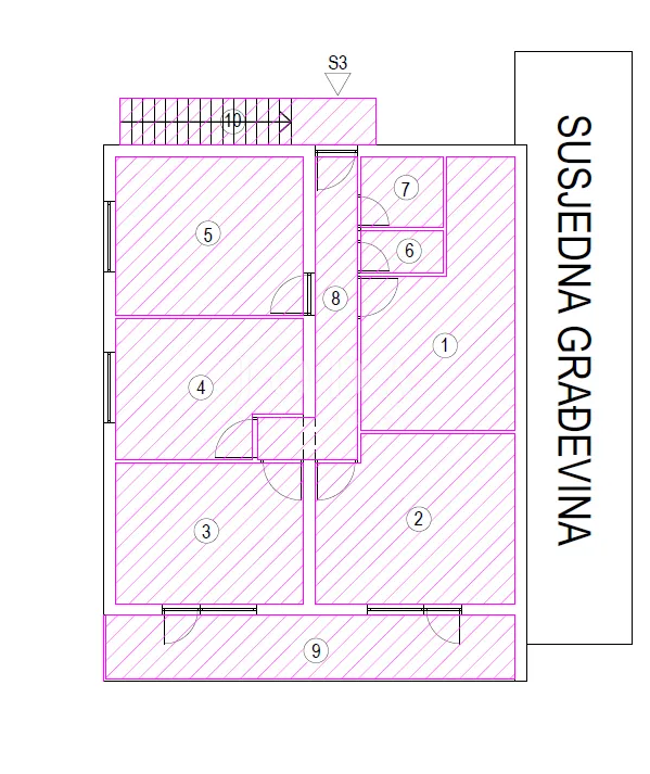 komforan stan 200m od mora - slika 21