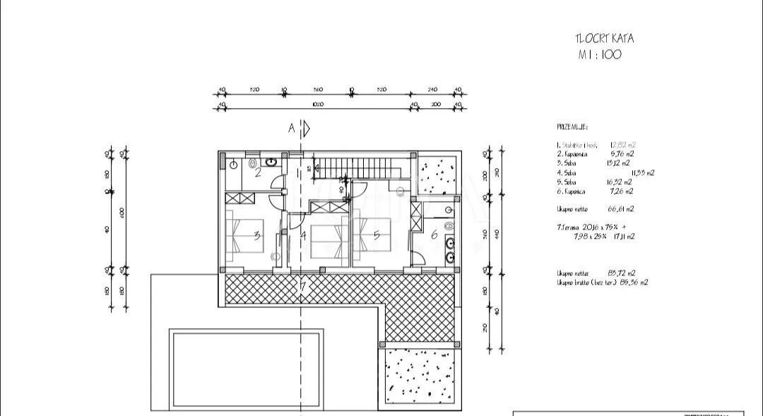 kršan, moderna villa na kraju mjesta - slika 8