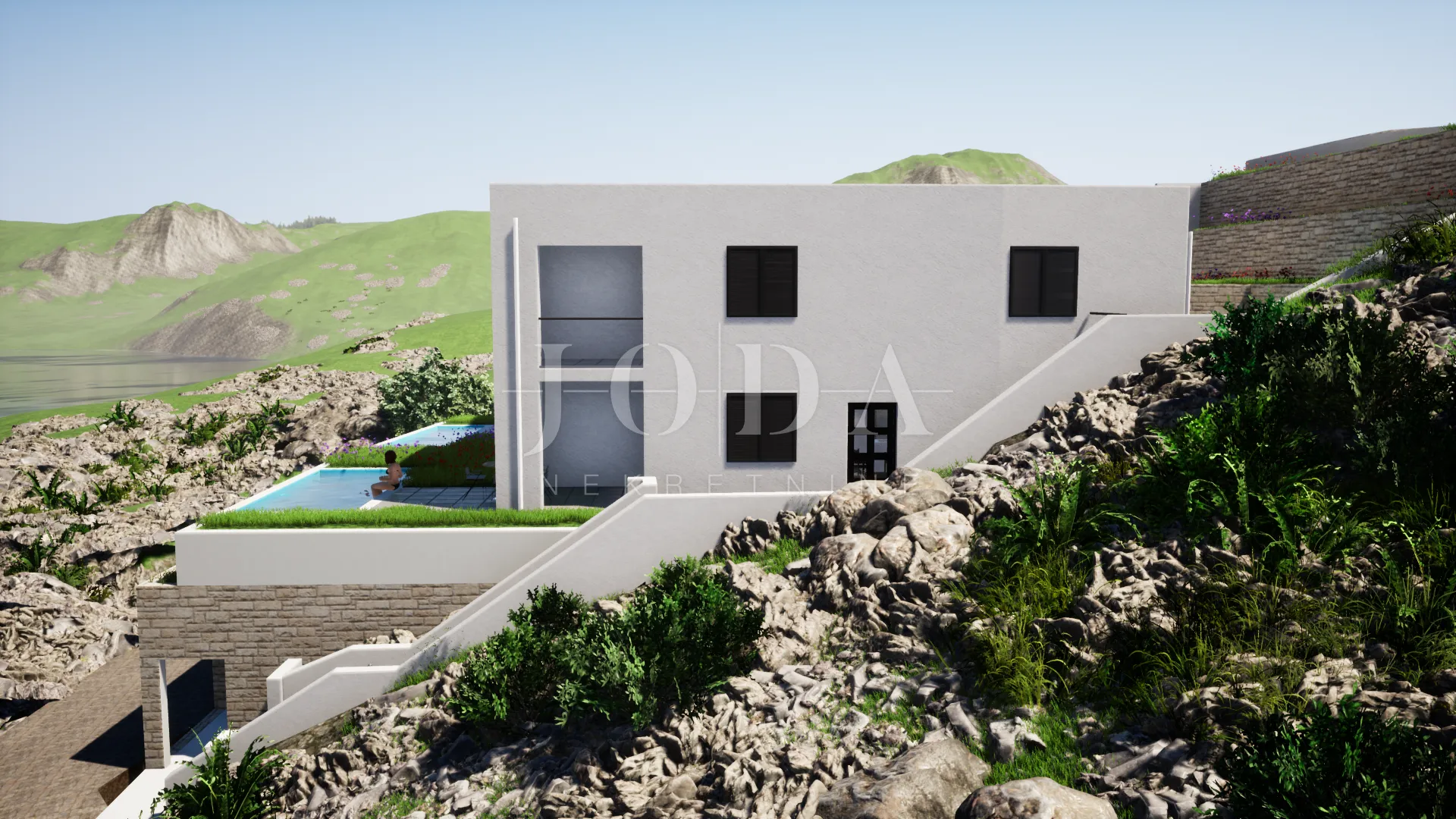senj, okolica apartman sa bazenom i garažom - slika 5