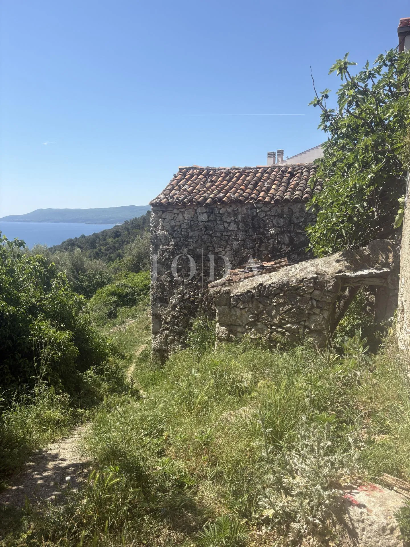 plominsko zagorje, kuća za adaptaciju sa očaravajućim pogledom na more - slika 6