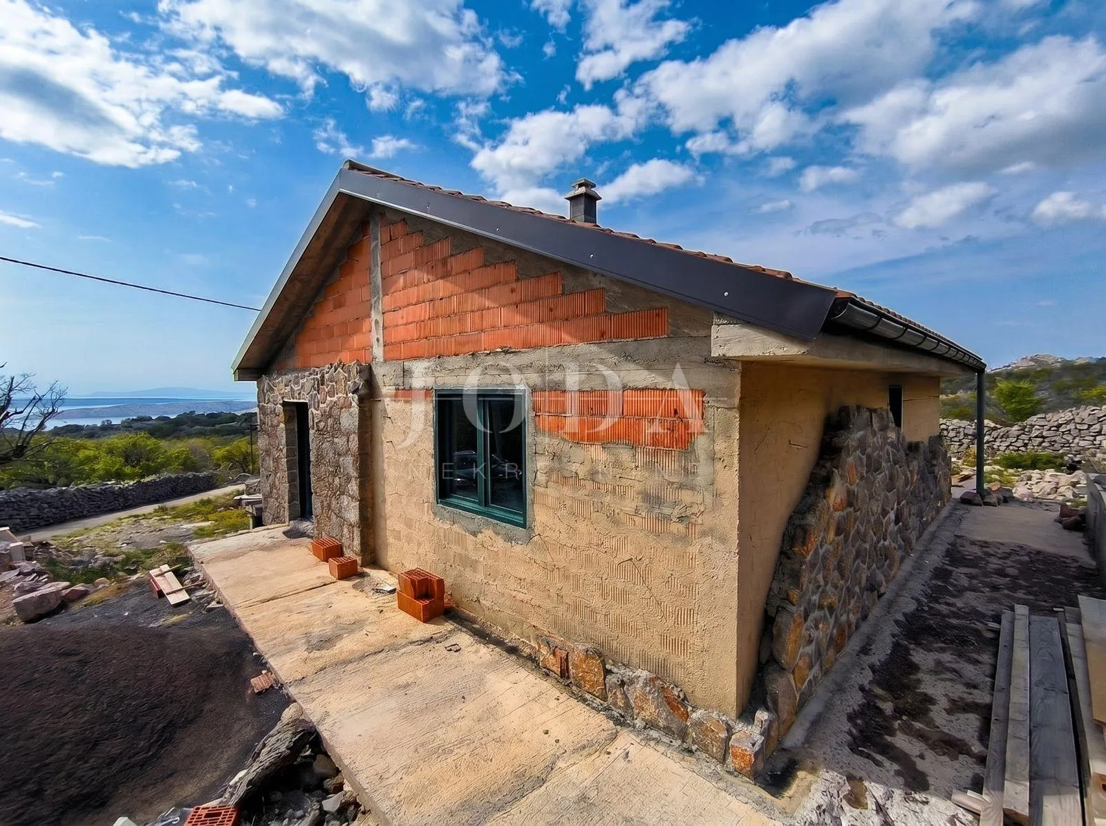 jablanac autentična kamena kuća s panoramskim pogledom na more - slika 3