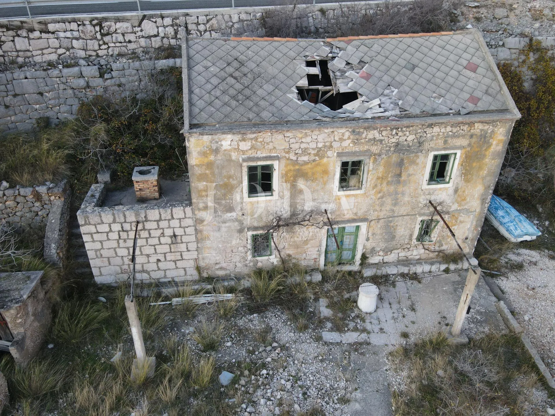 barić draga, kamena kuća za adaptaciju prvi red do mora - slika 5